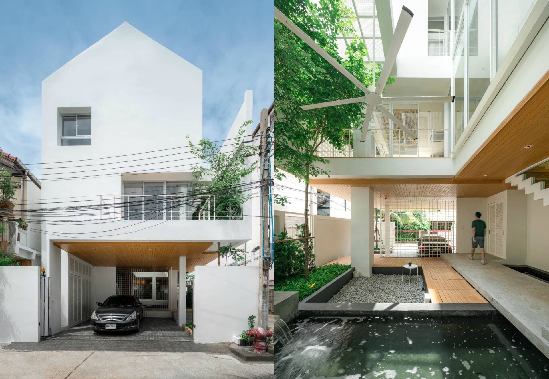 ARI HOUSE - Tổ ấm của đôi vợ chồng dược sĩ với khoảng sân trong và hồ cá Koi an yên, thư thái