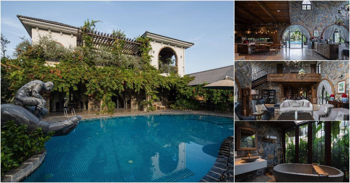 Phạm Gia Trang - “Chốn nghỉ dưỡng” trên khuôn viên 17000m2 của gia chủ đam mê kiến trúc Pháp bất tận