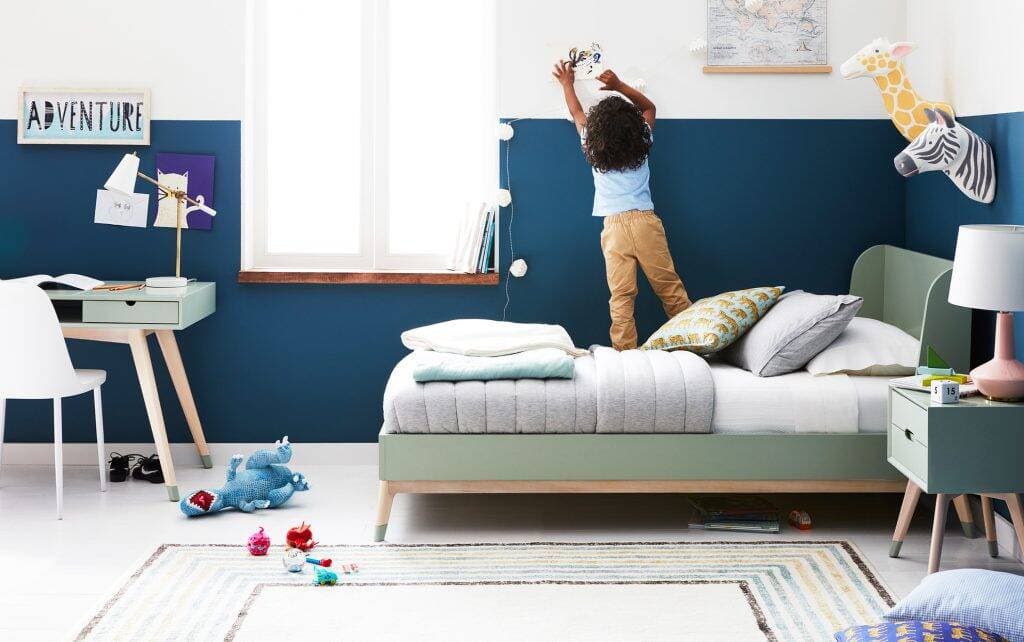 Lựa chọn sơn tường nội thất dễ lau chùi, phù hợp với nhà có trẻ nhỏ