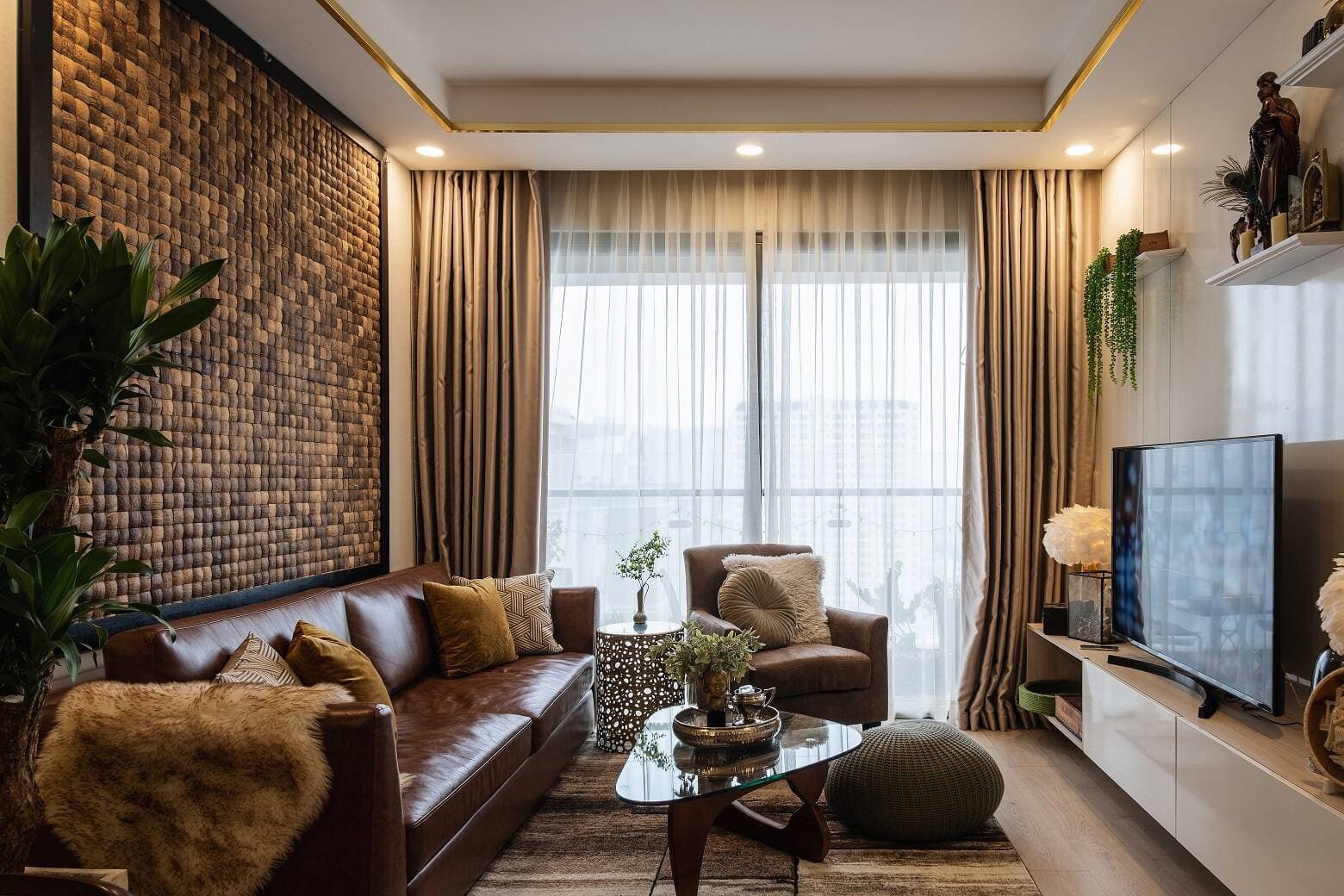 Vẻ đẹp đầy mê hoặc của căn hộ 80m2 mang phong cách Mid-Century