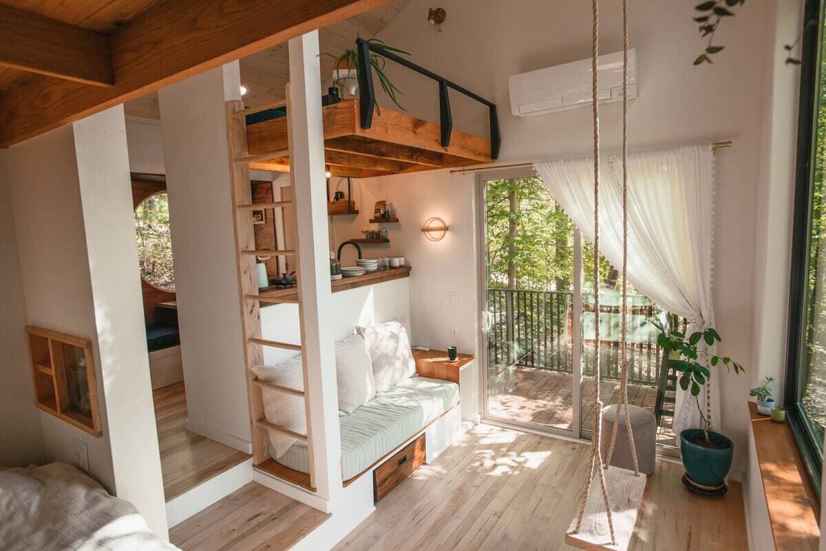Nhà nhỏ 1 tầng thiết kế để tịnh tâm, thư giãn, địa điểm lý tưởng giúp sạc lại năng lượng mỗi dịp cuối tuần