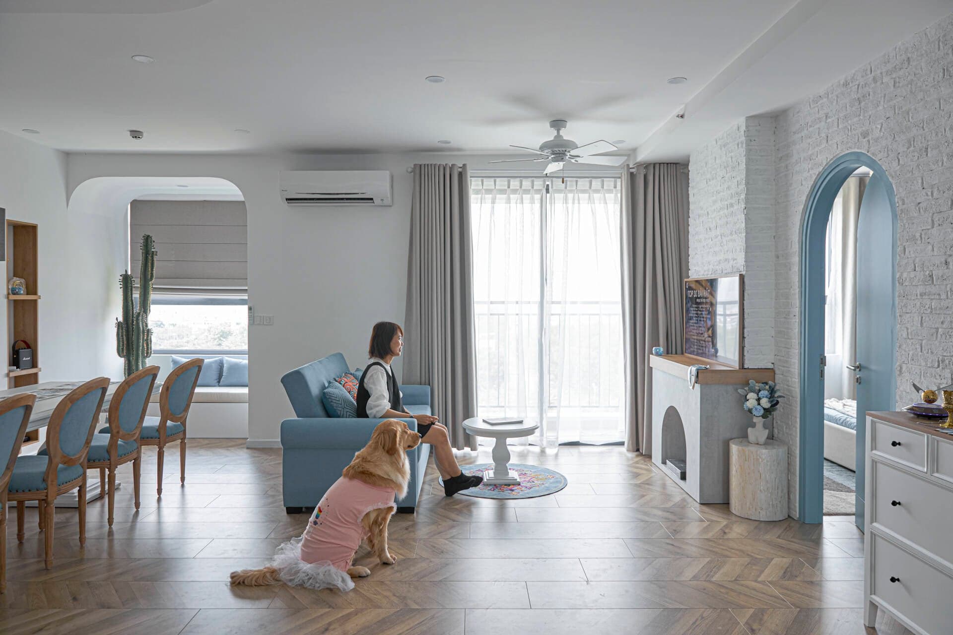 Little Santoniri - Mang cả kỳ nghỉ dưỡng tại xứ sở thần thoại Hy Lạp về căn hộ 70m2