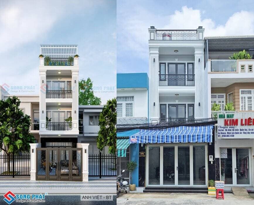 Thiết kế nhà ống tân cổ điển 4.1x11m mang đậm dấu ấn của sự sang trọng