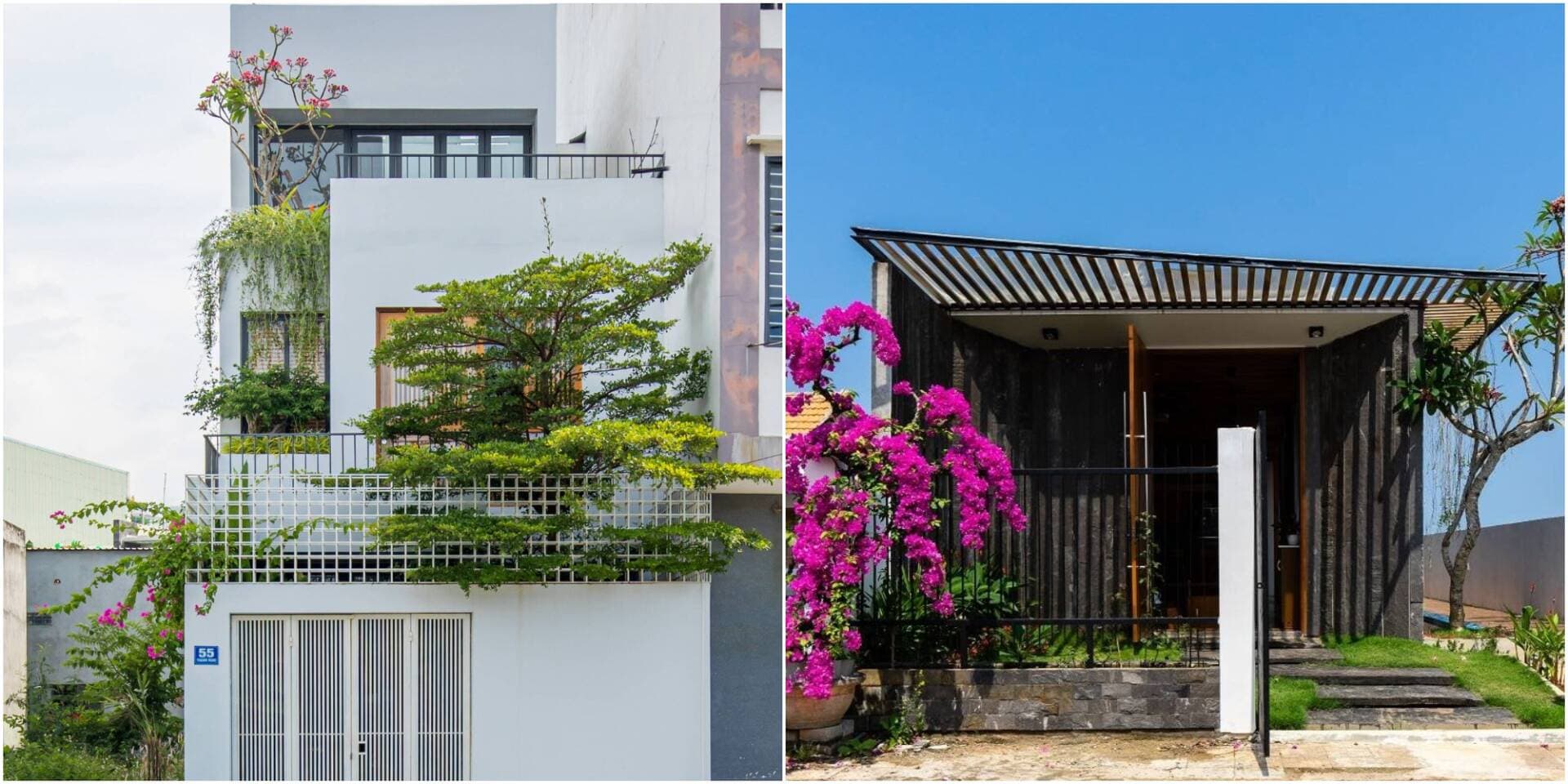 TOP 10 nhà đẹp mái bằng: Vừa tránh gió bão tốt, vừa tận dụng được sân thượng, phù hợp với diện tích nhỏ