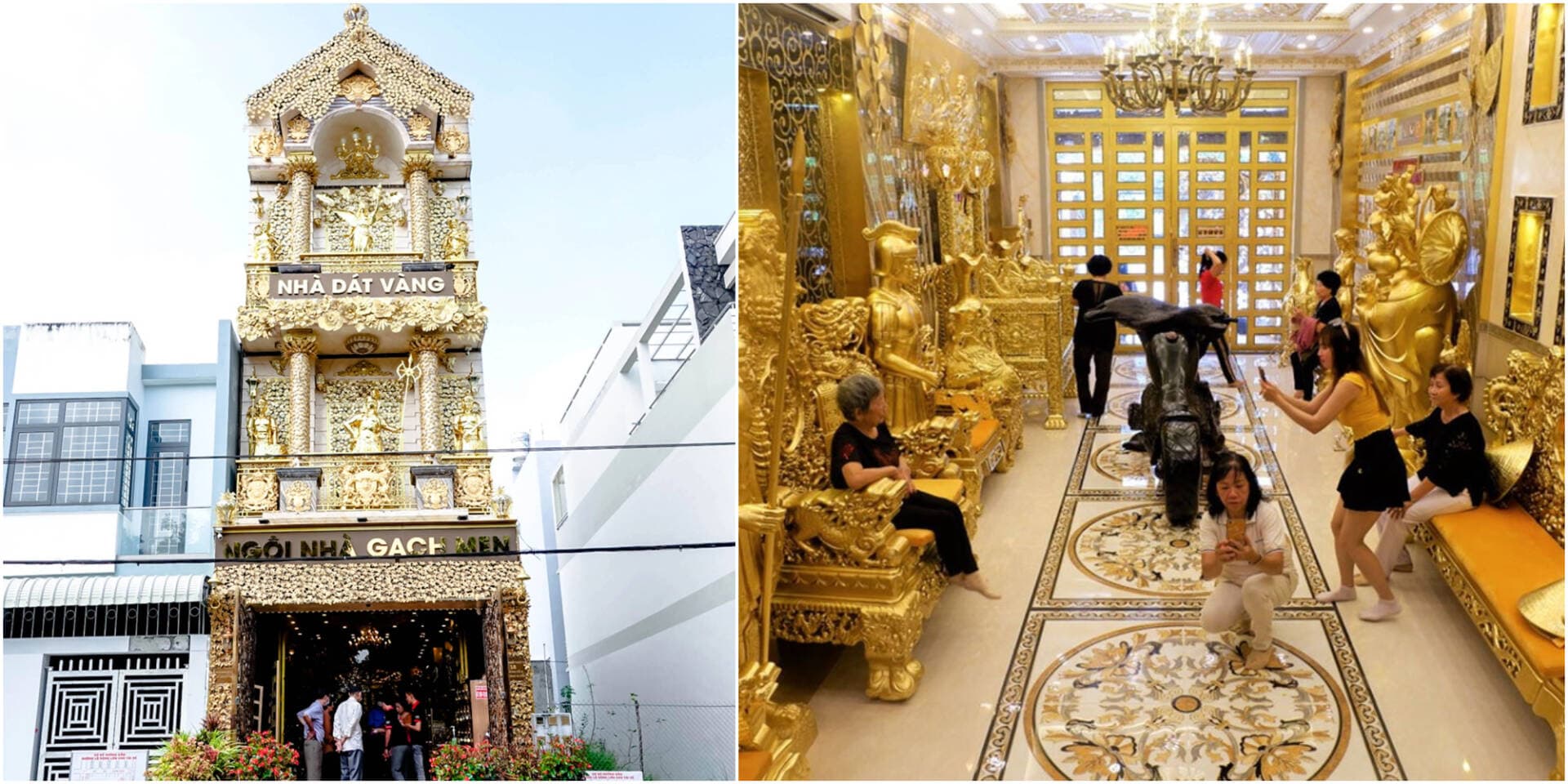 Ngôi nhà được ví như “tiểu Dubai”, dát vàng độc nhất vô nhị ở Cần Thơ