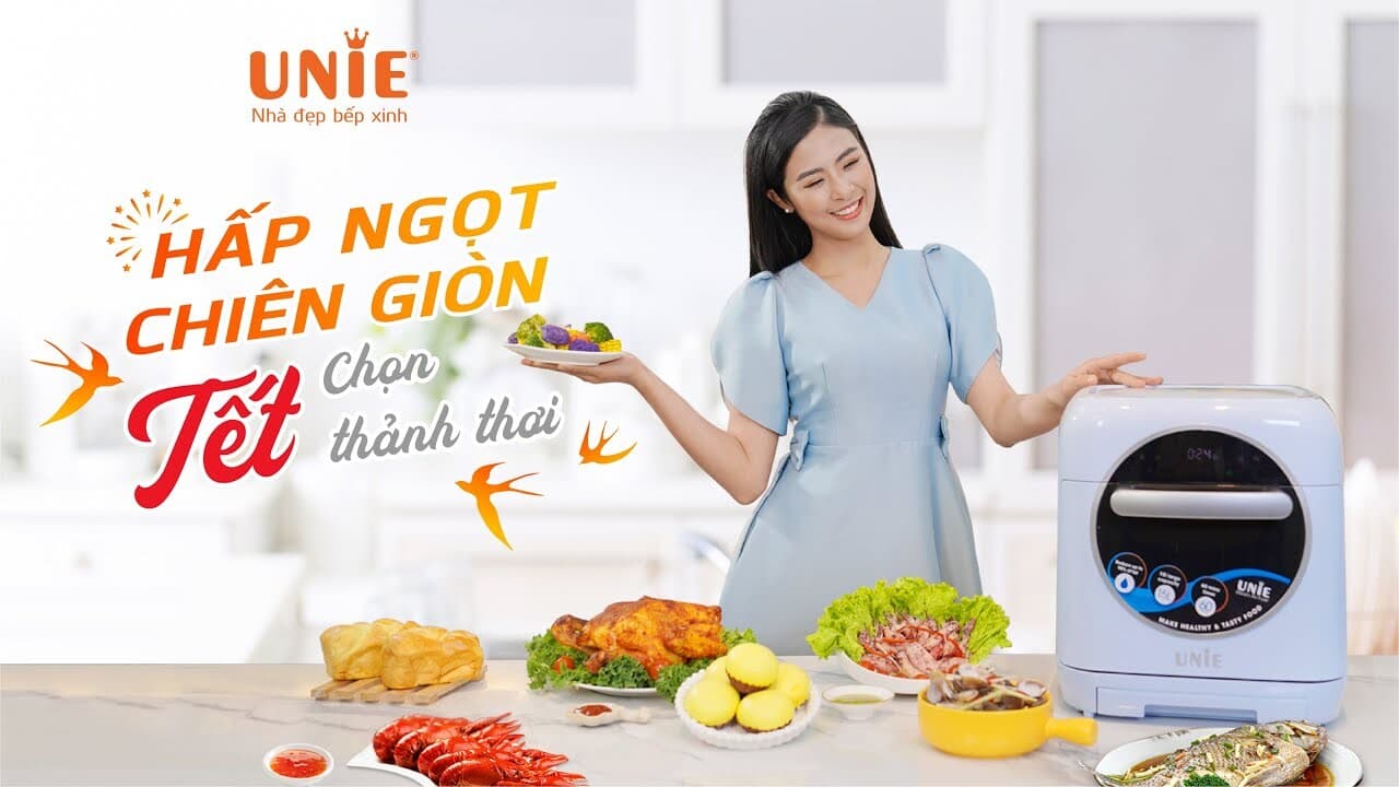 Review Nồi chiên hơi nước Unie Steam Color dung tích 15 lít chi tiết