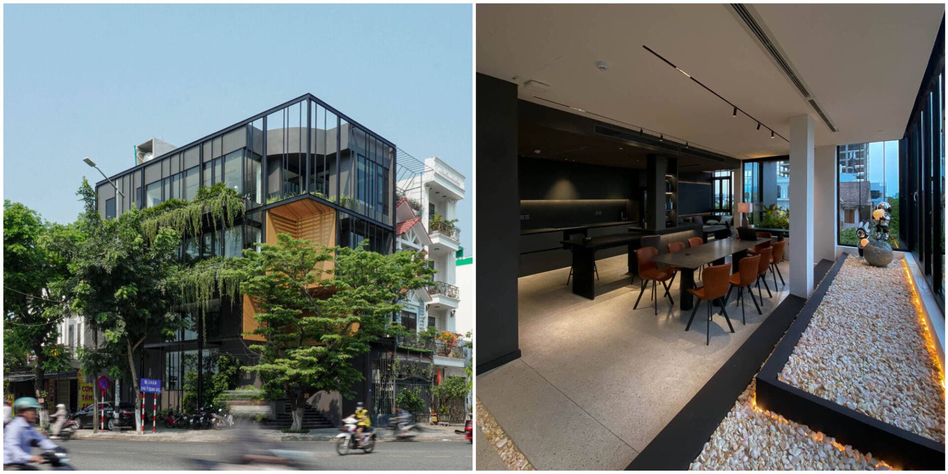 H building - Nhà ở kết hợp văn phòng tại Đà Nẵng, thu hút sự chú ý của người qua đường