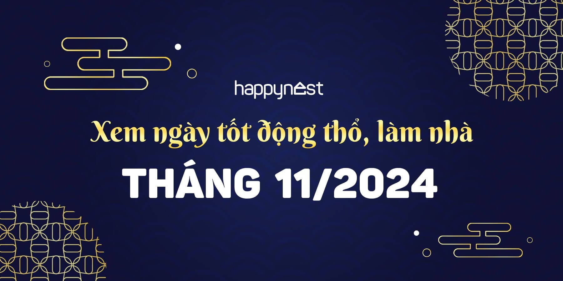 Xem ngày tốt động thổ làm nhà tháng 11 năm 2024 chính xác nhất