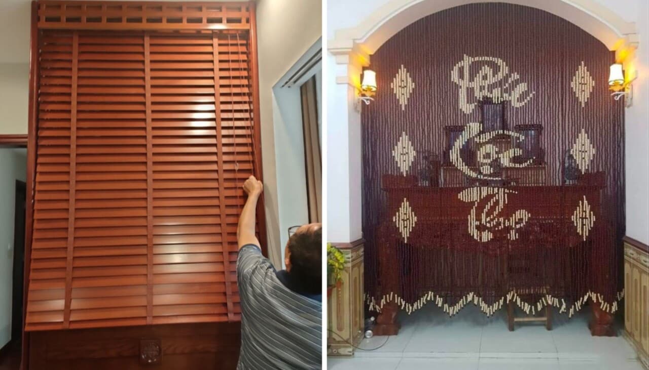 Gợi ý 25+ Mẫu rèm che bàn thờ đẹp, trang trọng nhất hiện nay
