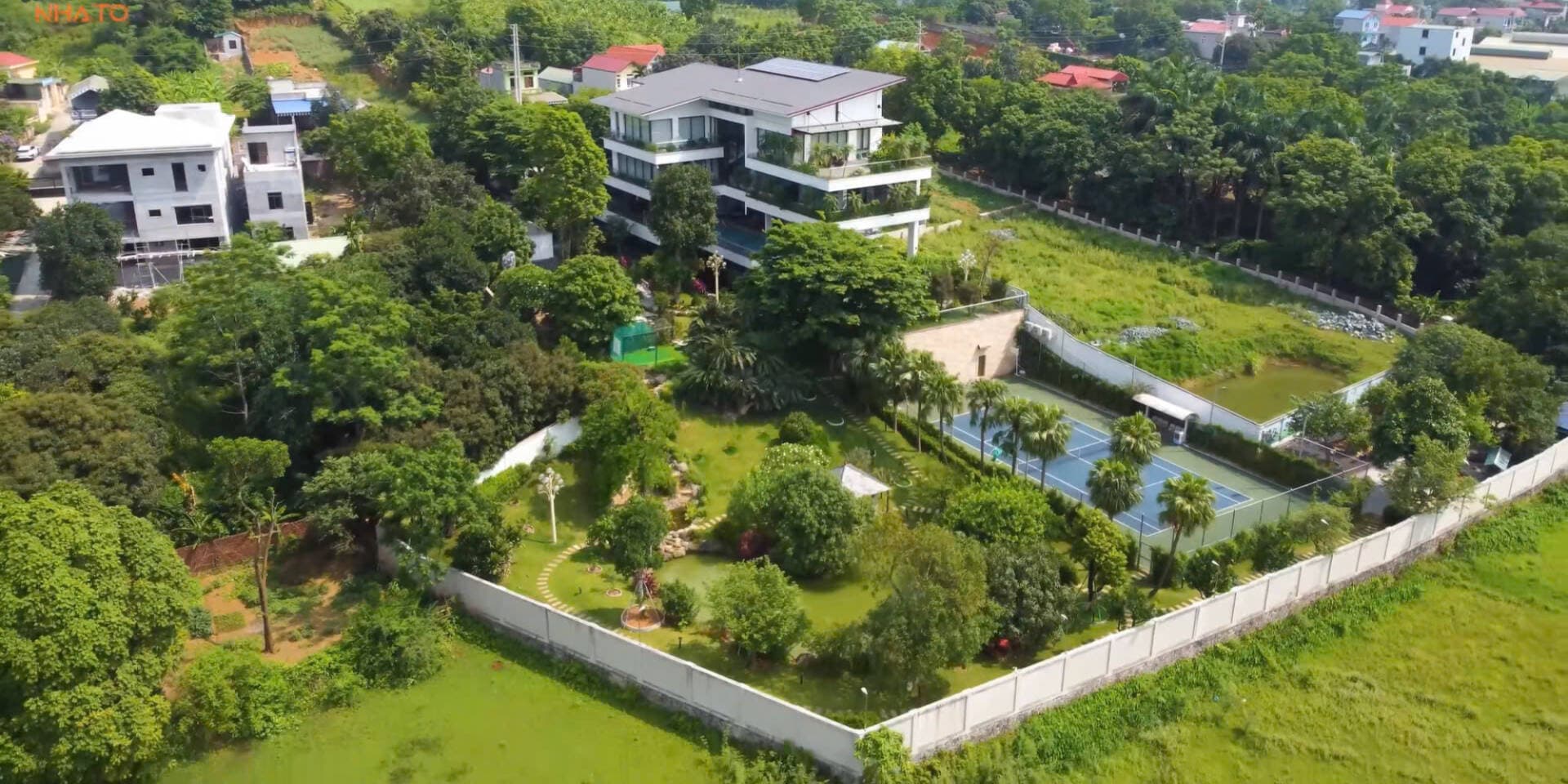Khu biệt thự 5.000m2 đẹp như resort cao cấp của bác sĩ thẩm mỹ Hoàng Tuấn