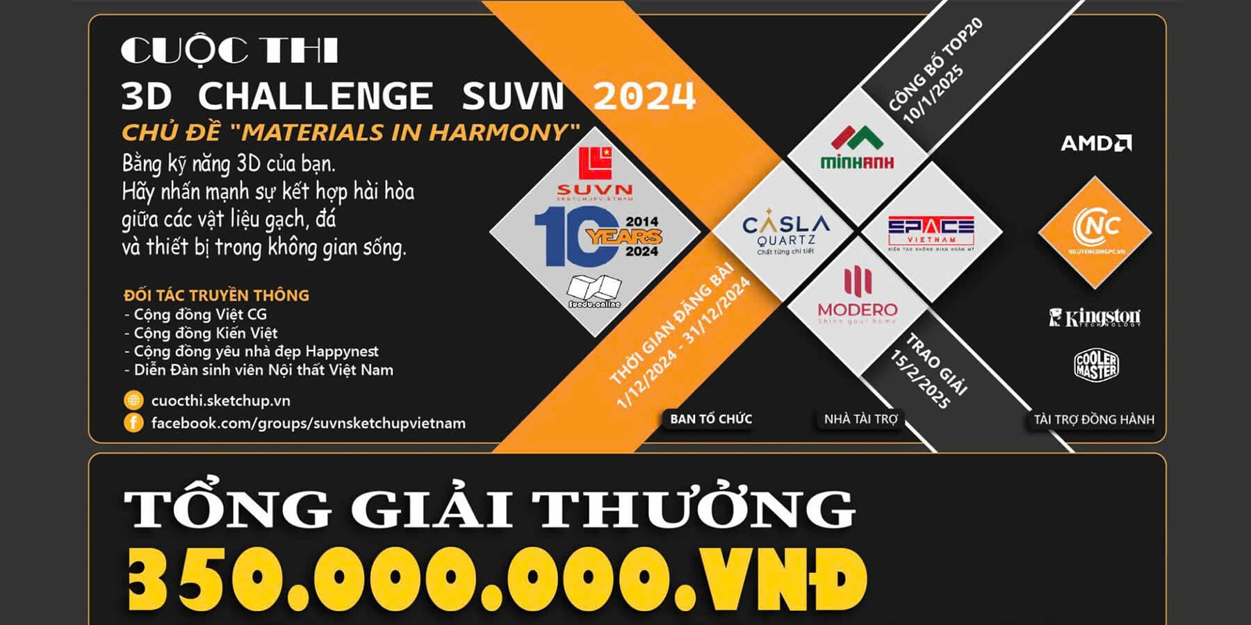 CUỘC THI VIETNAM 3D CHALLENGE SUVN 2024