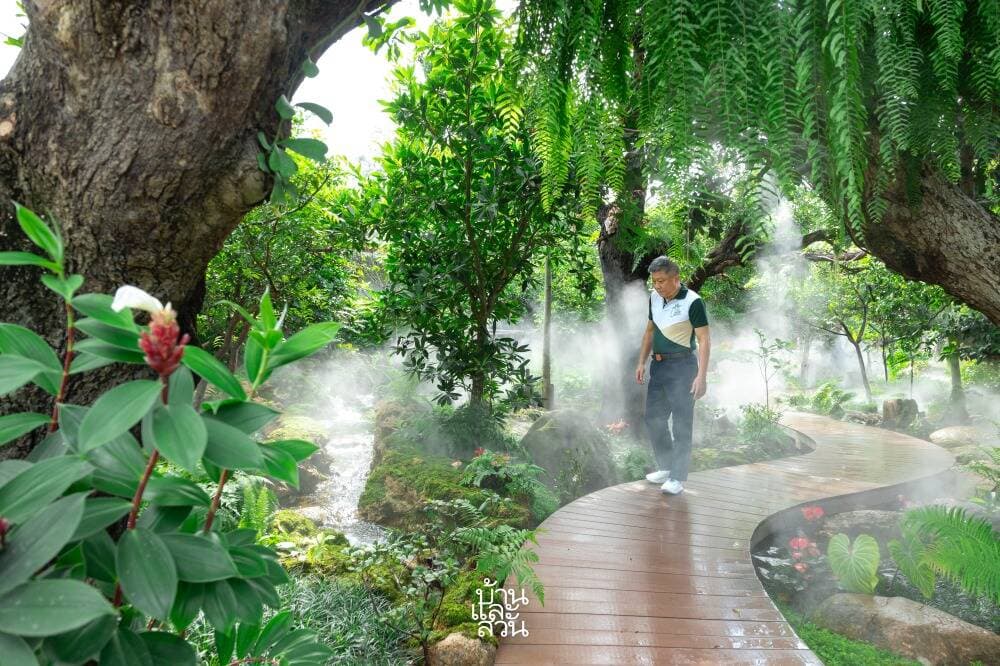 Trầm trồ với khu vườn rừng ngập mặt cùng ao cá “nhân tạo” rộng tới 1000m2 mờ ánh sương cạnh ngôi nhà nhỏ