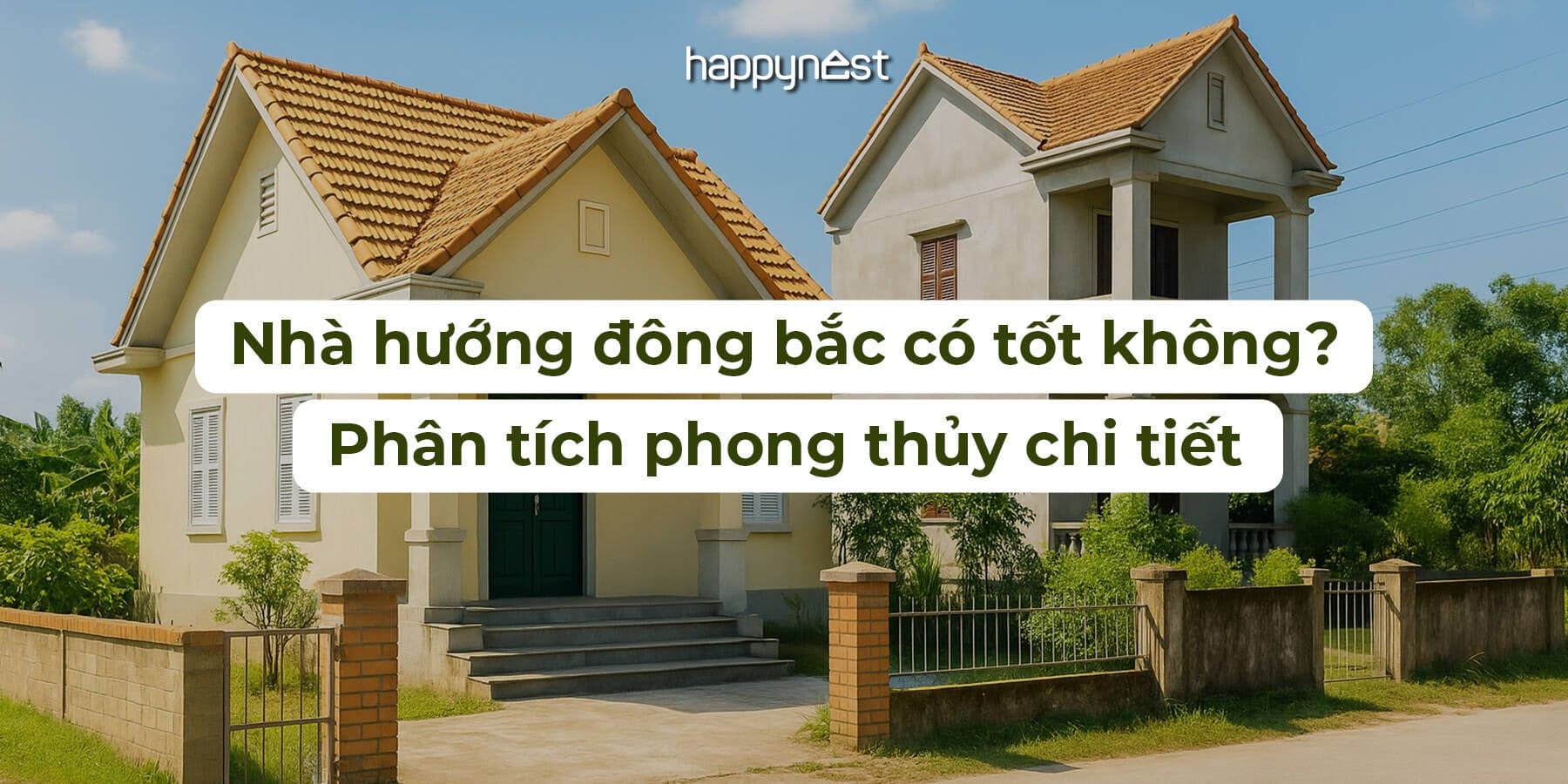 Nhà hướng Đông Bắc có tốt không? Phân tích phong thủy và cách hóa giải chi tiết