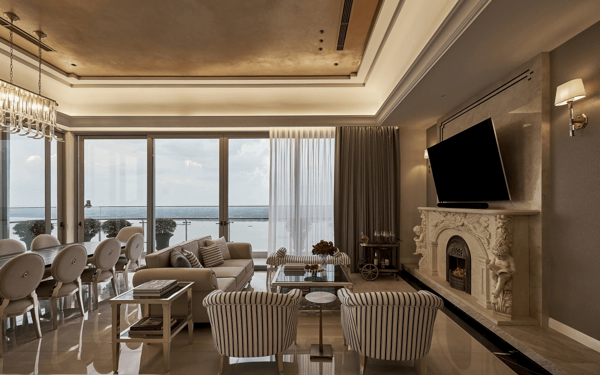 Căn penthouse 250m2 tại Sài Gòn: Bản hòa âm sắc độ giữa Neo Classic và Pop Art