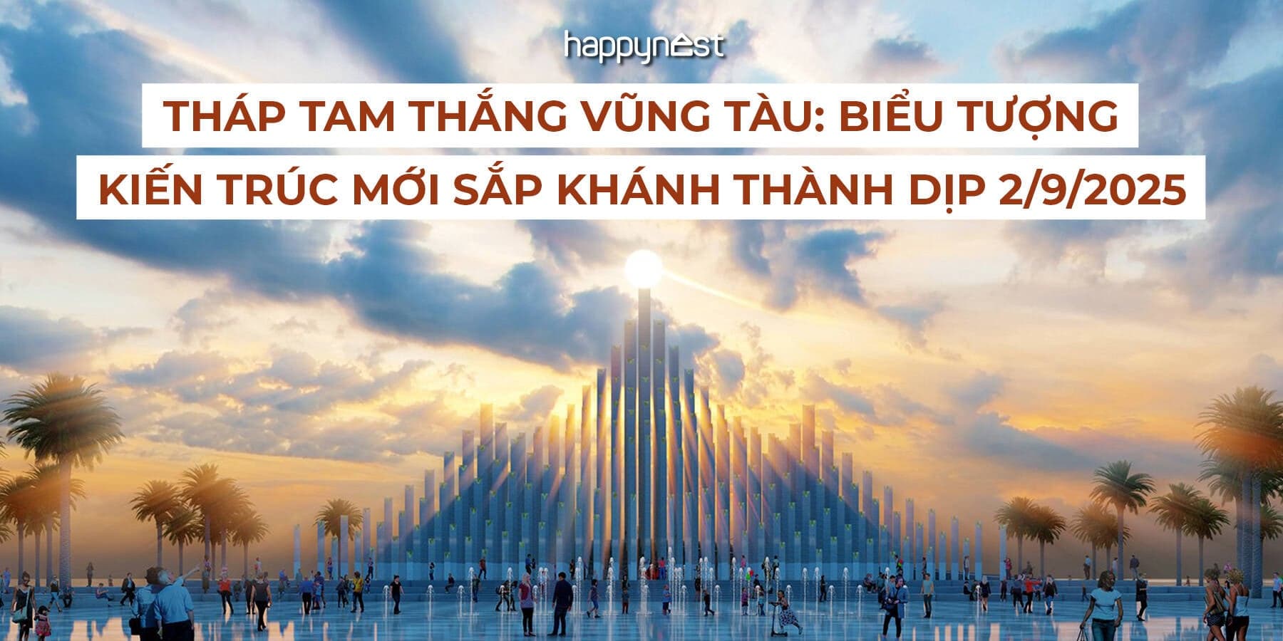 Tháp Tam Thắng Vũng Tàu: Biểu tượng kiến trúc mới sắp khánh thành dịp 2/9/2025