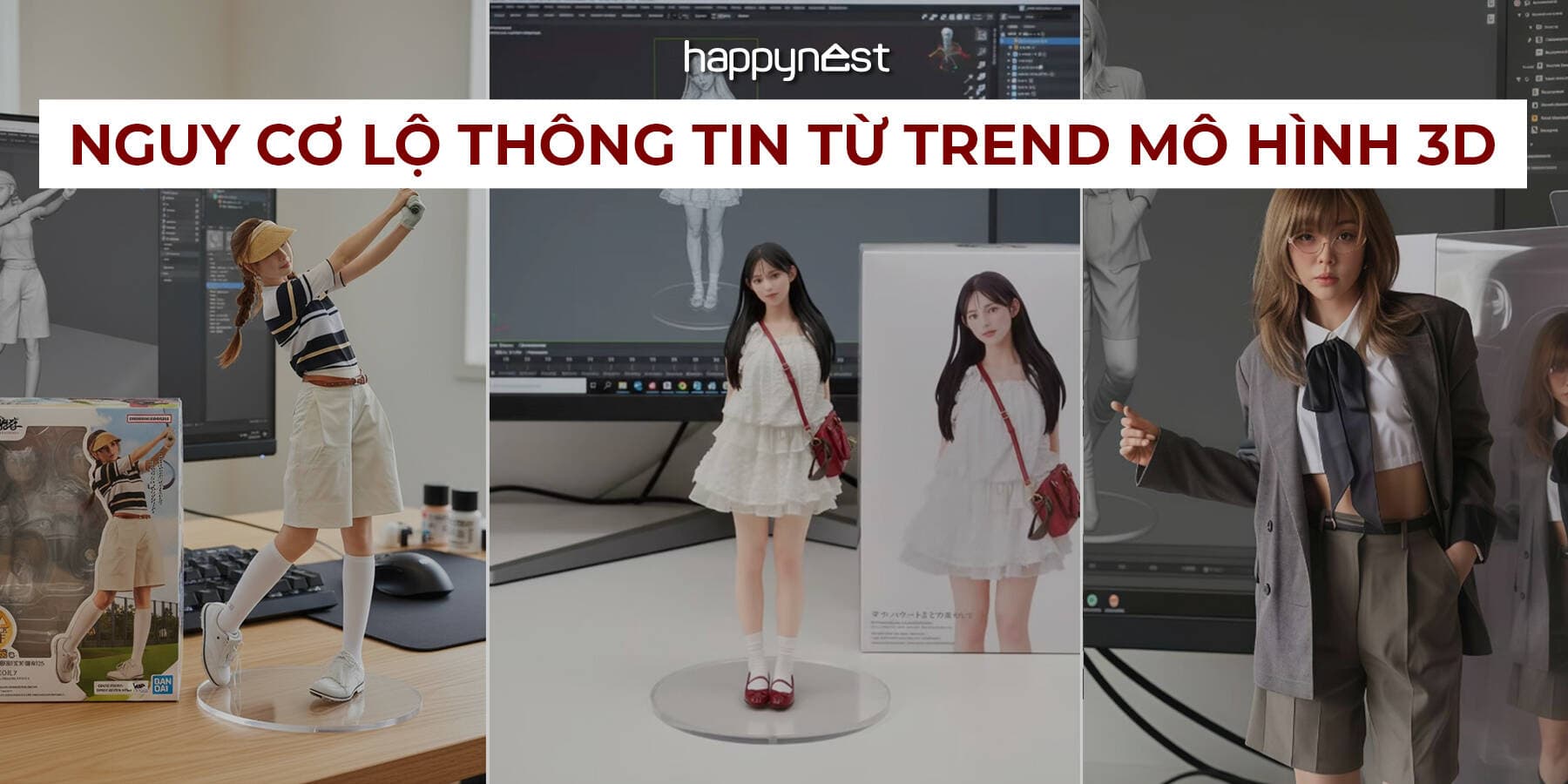 Nguy cơ lộ thông tin cá nhân từ trend tạo mô hình 3D từ ảnh chân dung