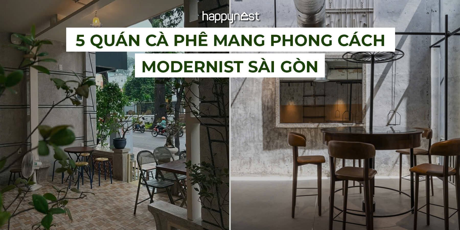 5 quán cà phê mang phong cách Modernist Sài Gòn: Gói gọn di sản kiến trúc qua từng đường nét