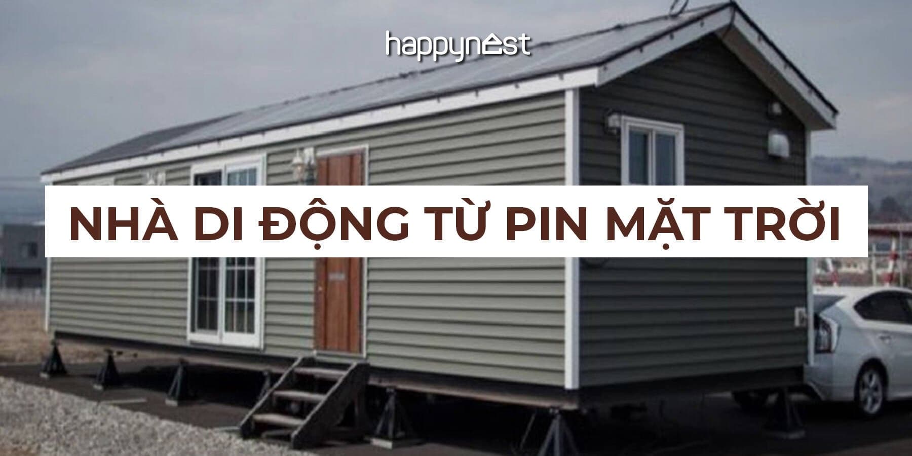 Không cần lưới điện – Nhật Bản phát triển nhà di động tự cung cấp điện sau thảm họa