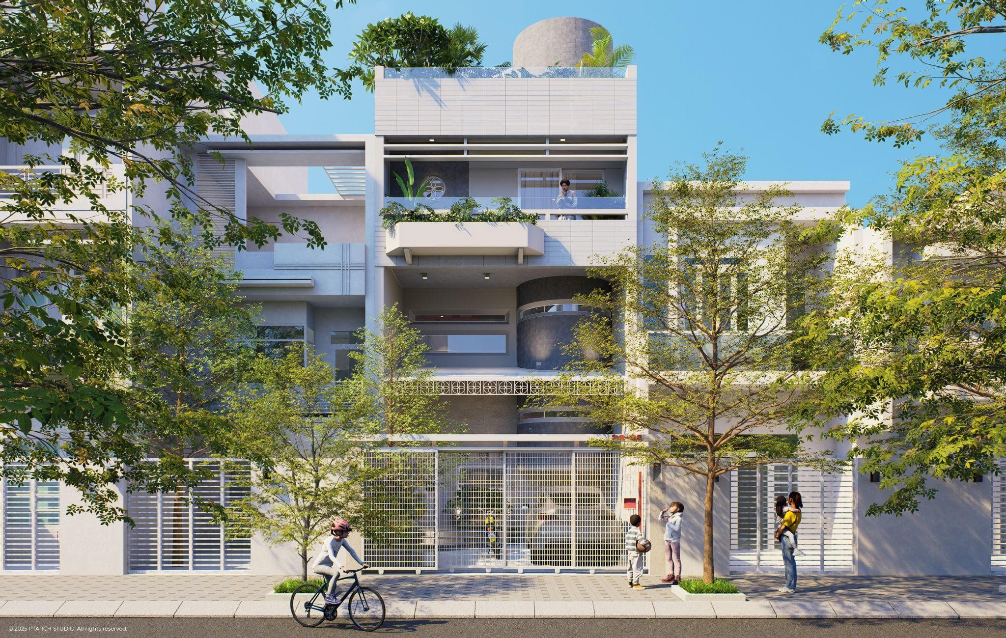 NGŨ HÀNH HOUSE – Nhà phố hiện đại cân bằng giữa kết nối gia đình, thiên nhiên và công nghệ tại Đà Nẵng