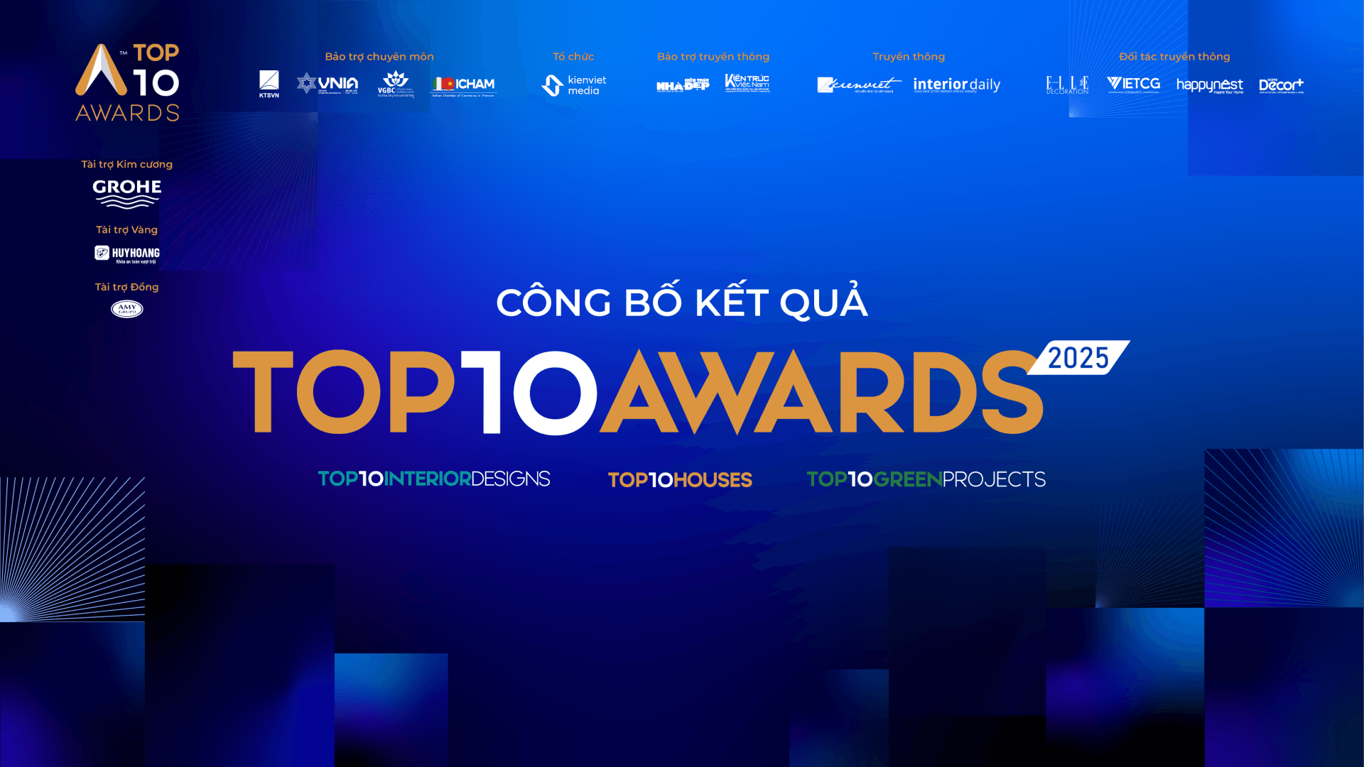 Top 10 Awards 2025: Công bố 30 công trình xuất sắc nhất từ 363 đồ án dự thi trên toàn quốc
